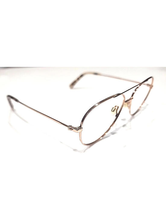 Warby Parker York 2233 Rose Gold Aviator Eyeglasses Sunglasses Frame 53-15 145 main image 7